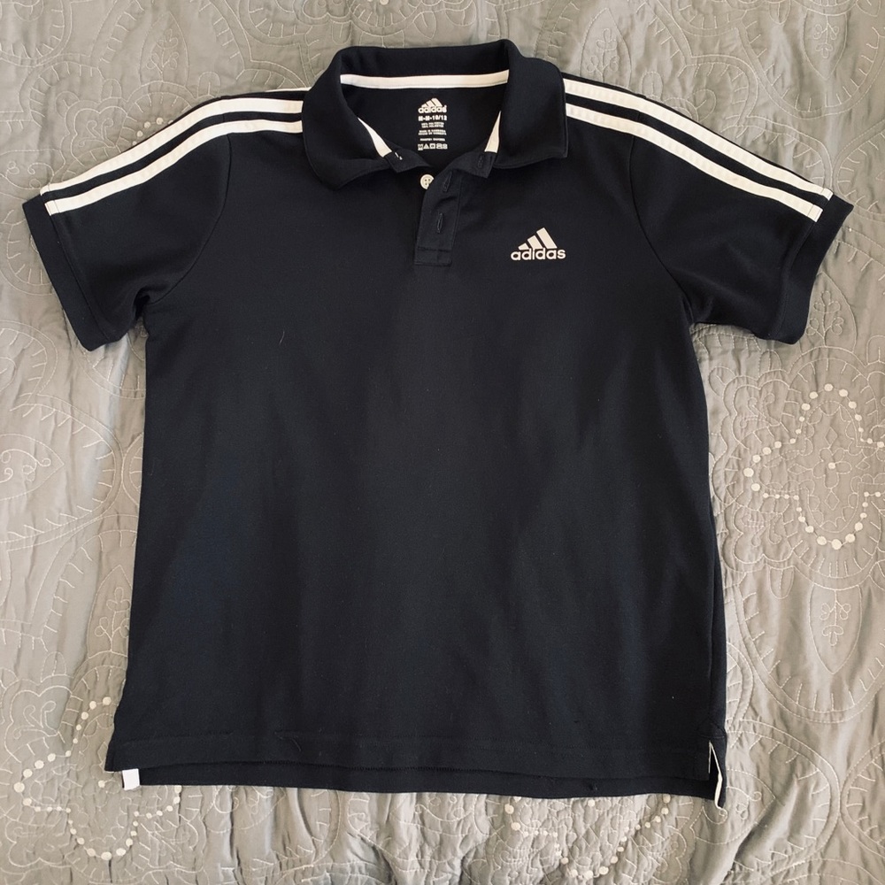 Adidas jersey collar neck shirt